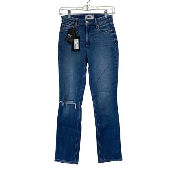 Paige Cindy Straight Leg Granada Destructed - Picture 3 of 8